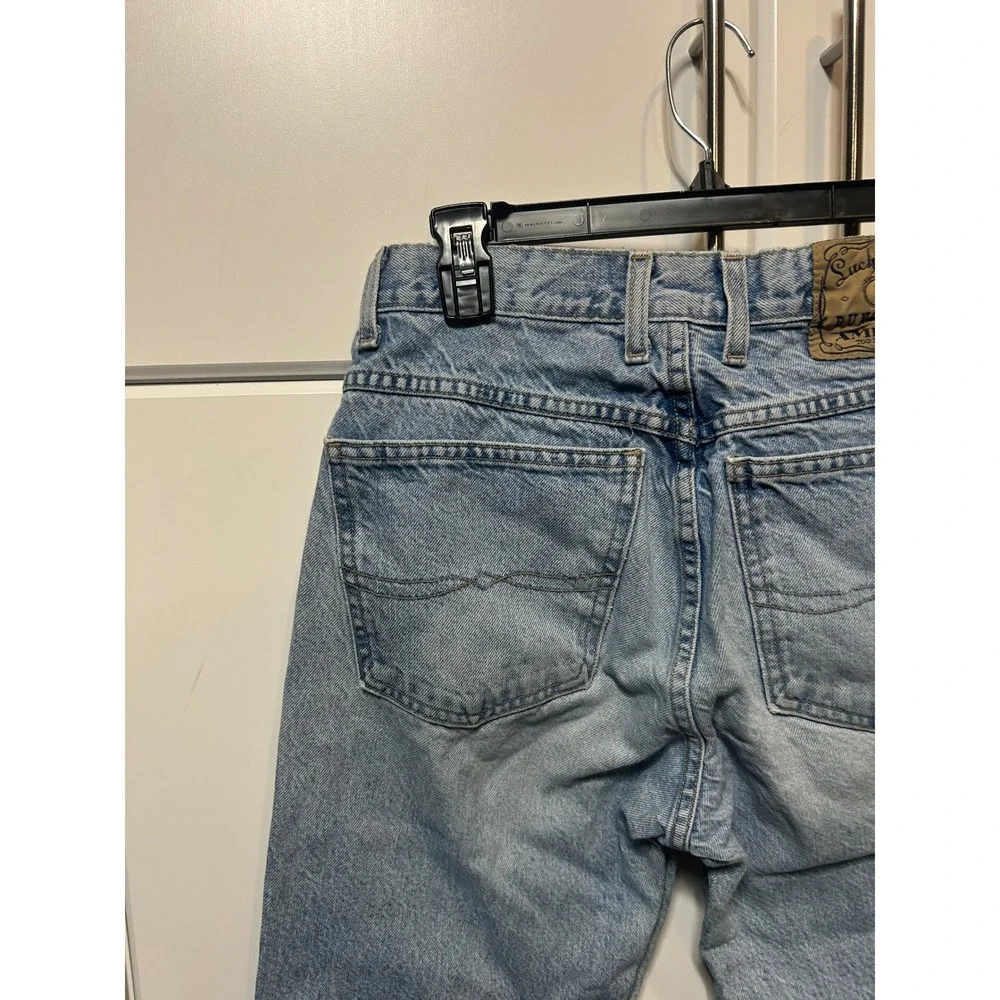 Lucky‎ Brand Vintage Straight Leg Jeans Light Wash High Rise Denim Size 12/31